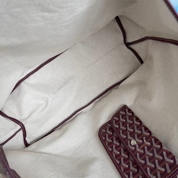 NWT!Goyard Burgundy Saint Louis GM Tote - Picture 6 of 11